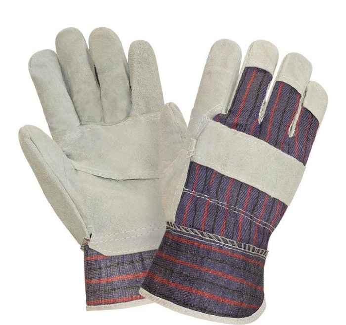 Спилковые комбинированные перчатки "TZ-30 ECO"