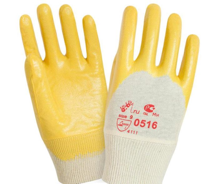 Нитриловые перчатки с легким покрытием "TZ-9 Light"