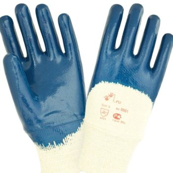 Нитриловые перчатки с тяжелым покрытием "TZ-19"