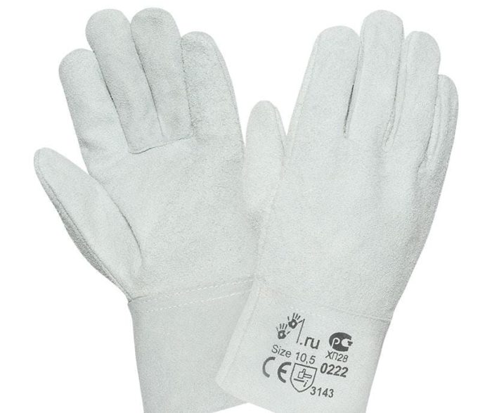 Спилковые перчатки "TZ-35"