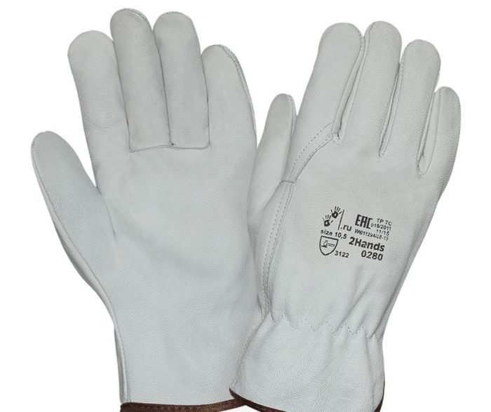 Кожаные перчатки "TZ-40"